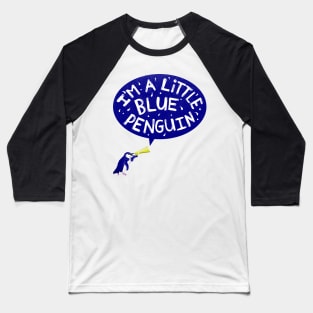 Little Blue Penguin Baseball T-Shirt